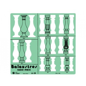 Gabarito para Balaustres Mod.A-29