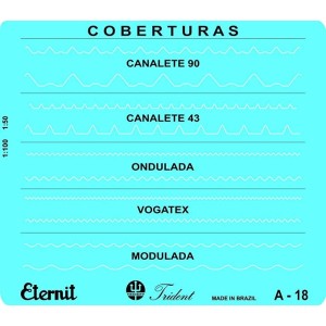 Gabarito de Perfil de Cobertura, A-18, Trident, Acrílico