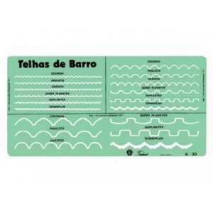 Gabarito Telhas De Barro A-30 Trident
