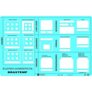 Gabarito Linha Nacional de Eletrodomésticos, A-25, Trident