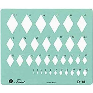 Gabarito Losangos D 18 Trident