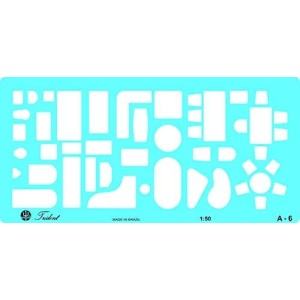 Gabarito Completo de Móveis e Sanitários, A-6, Trident