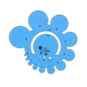 Gabarito Desenho D-10 Arcos ou Raios Trident