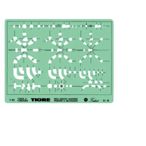 Gabarito para Tubulações Mod.H-6 TRIDENT