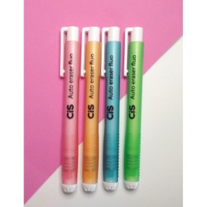 Borracha Caneta Auto Eraser Fluo Cis