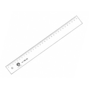 Regua Transparente 30cm Trident