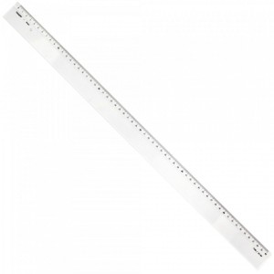 RÉGUA 60CM ACRÍLICA REF.7160/AC-60 TRIDENT