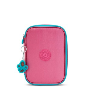 Estojo Kipling 100 Pens Fresh Pink Met