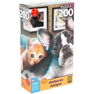 Puzzle 200 Melhores Amigos Quebra Cabeça Grow