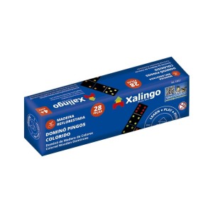 Dominó Pingos Coloridos Xalingo