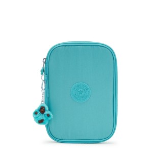 Estojo Kipling 100 Pens Seagreen Met Bl