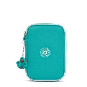 Estojo Kipling 100 Pens Turqoise Sea C