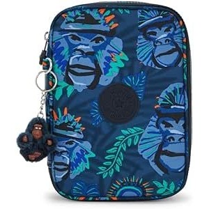 ESTOJO ESCOLAR 100 PENS - KIPLING BLUE MONKEY FUN